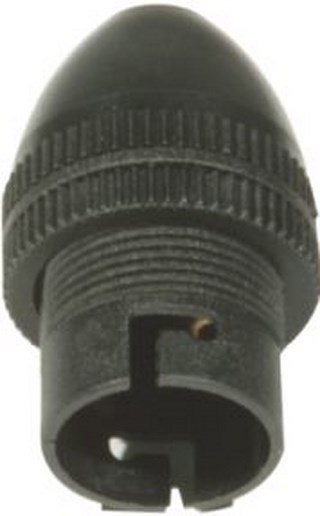 ELEC MTS LAMPHOLDER 10MM BLACK