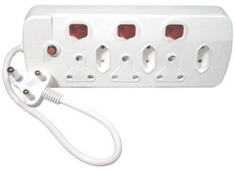 ELEC MTS.PREPAC MULTIPLUG 6WAY ILLUM