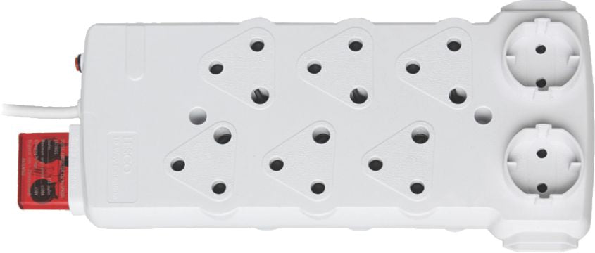 ELEC MTS MULTIPLUG 10WAY FLAT W/SURGE