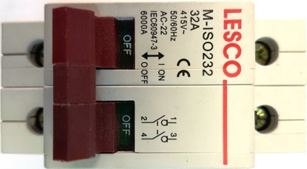 ELEC MTS ISOLATOR MINI D/POLE 32A