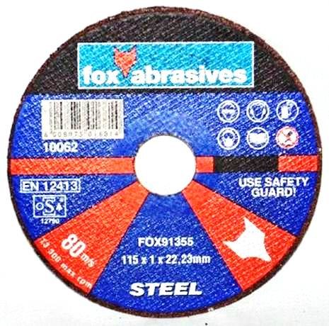 ABR FOX CUTOFF STEEL 115X1.0MM PRO
