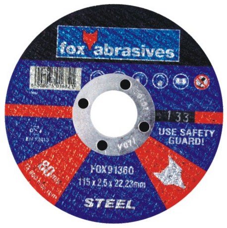 ABR FOX CUTOFF STEEL 115X2.5MM