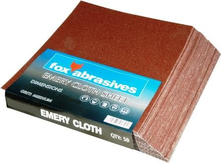 ABR FOX SHT EMERY CLOTH COARSE