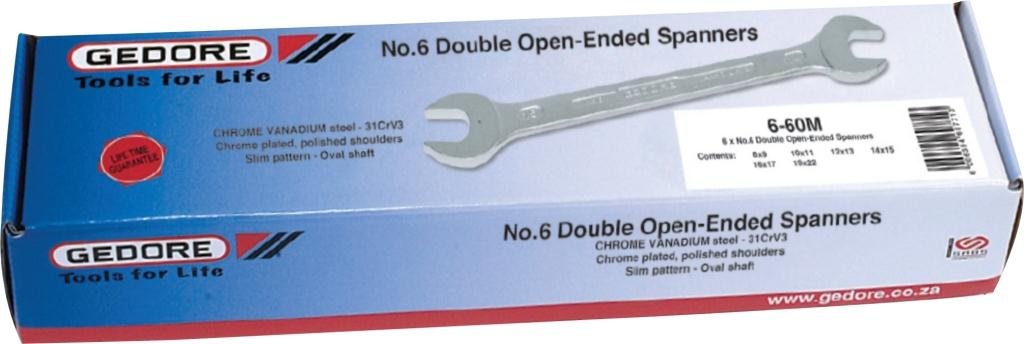SPANNER GEDORE D.O.E #6 SET 6/12M 6-32