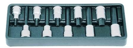 SOCKET GEDORE SET A/KEY 1/2 IN19PM 5D