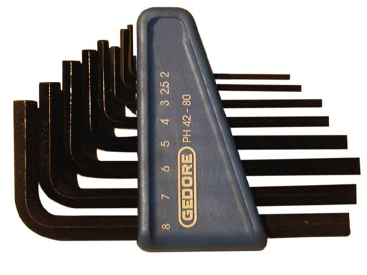 ALLENKEY GEDORE SET 2-8 PH42/88M