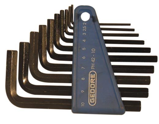 ALLENKEY GEDORE SET 2-10 PH42/10