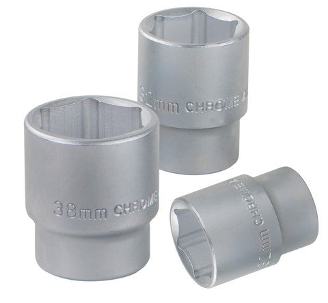 SOCKET HEX GROZ 3/4`` DR 24MM CRV