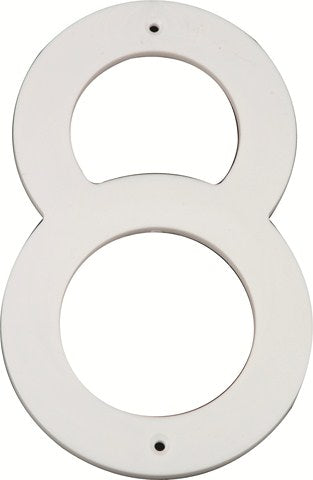MACKIE NUMBER PLASTIC WHITE 200MM NO.3