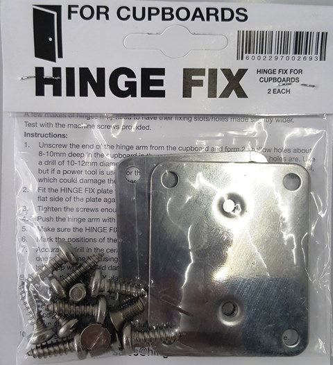 MACKIE HINGE FIX FOR CUPBOARDS