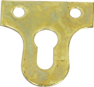 MACKIE GLASS PLATE SLOTTED BR/P 32MM