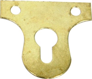 MACKIE GLASS PLATE SLOTTED BR/P 38MM