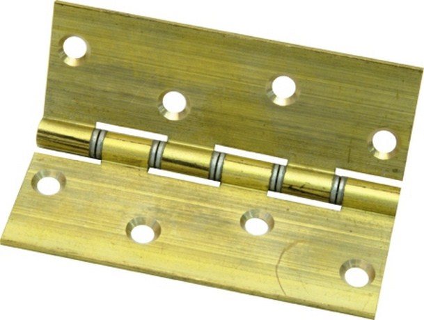 MACKIE HINGE BUTT S/BR STL PIN 100X75