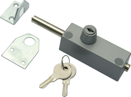 MACKIE LOCK PATIO DOOR SILVER