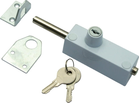 MACKIE LOCK PATIO DOOR WHITE