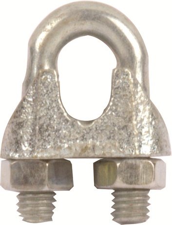 MACKIE CLAMP WIRE ROPE GALV 6.5MM 2PC