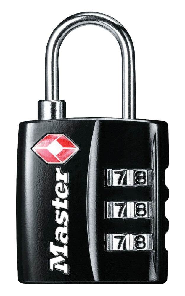 PADLOCK MASTERLOCK COMB TSA32MM NK-3DIAL