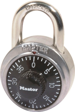 PADLOCK MASTER 48MM COMB S/STEEL 20-5386