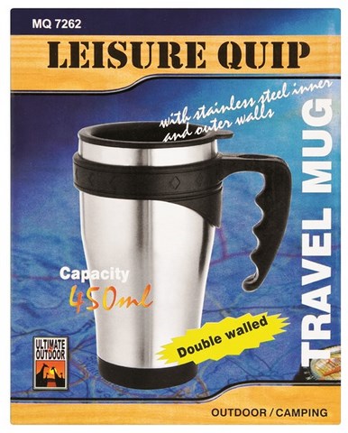 S/STEEL TRAVEL MUG 450ML