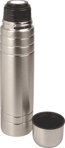 FLASK VACUUM W/POUCH S/STEEL 1L