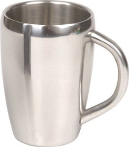 S/STEEL TAPPERED COFFEE MUG