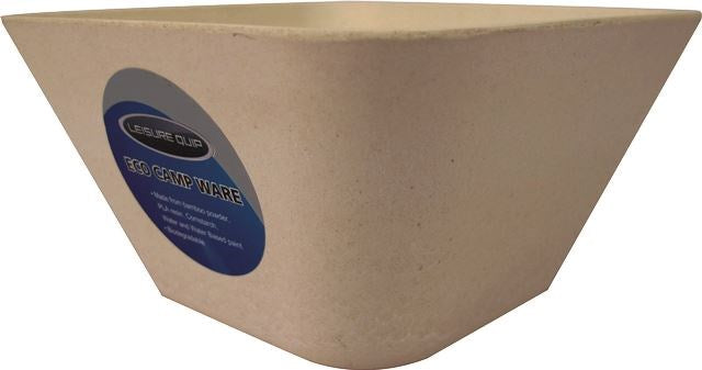 BOWL SQ ECO CAMP 14.5CM WHITE B/GRAD
