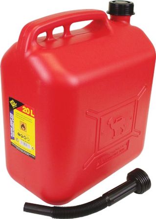 JERRYCAN MTS PLASTIC WITH SPOUT 20L