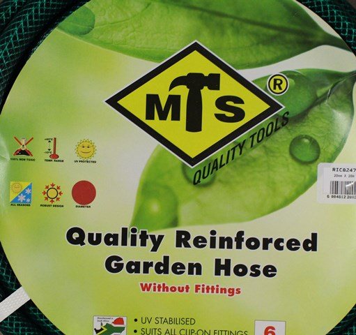 HOSE PIPE MTS 12MMX20M N/FITT 6YR(1/2``)