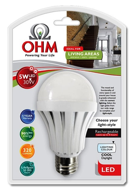 LED GLOBE 5 W E27 ES