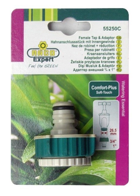 RACO COMFORT PLUS F/M TAP 3/4X1`` 55250C