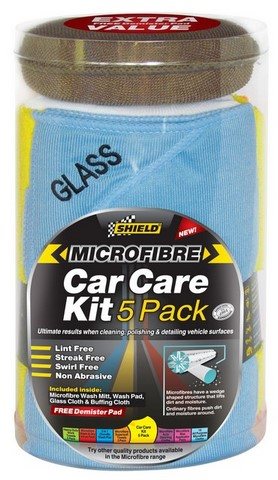 SHIELD MICROFIBRE CAR CARE KIT SH285