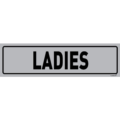 SIGN ALUM LADIES 180X150MM