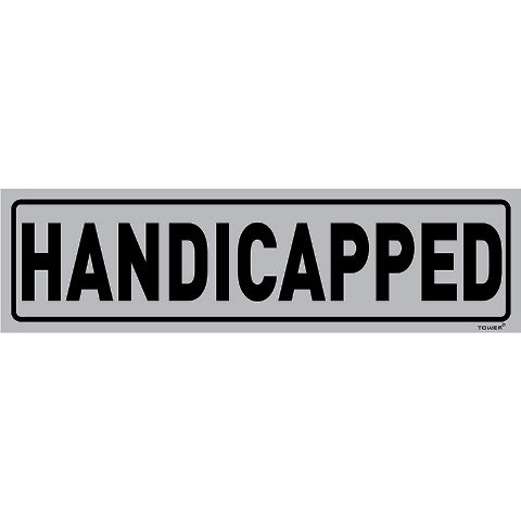 SIGN ALUM PHYSICALLY CHALLENGED 180X150M
