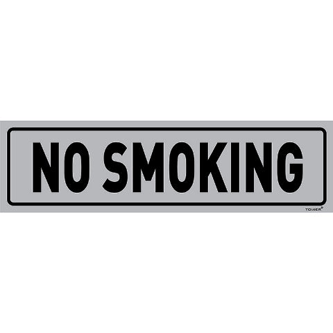 SIGN ALUM NO SMOKING 180X150MM