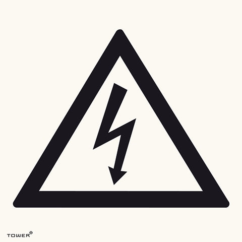 SIGN PH/LUM 190X190MM NO FRAME ELEC WARN