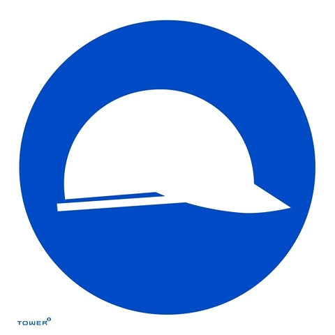 SIGN PH/LUM HEAD PROTECT 190X190MM