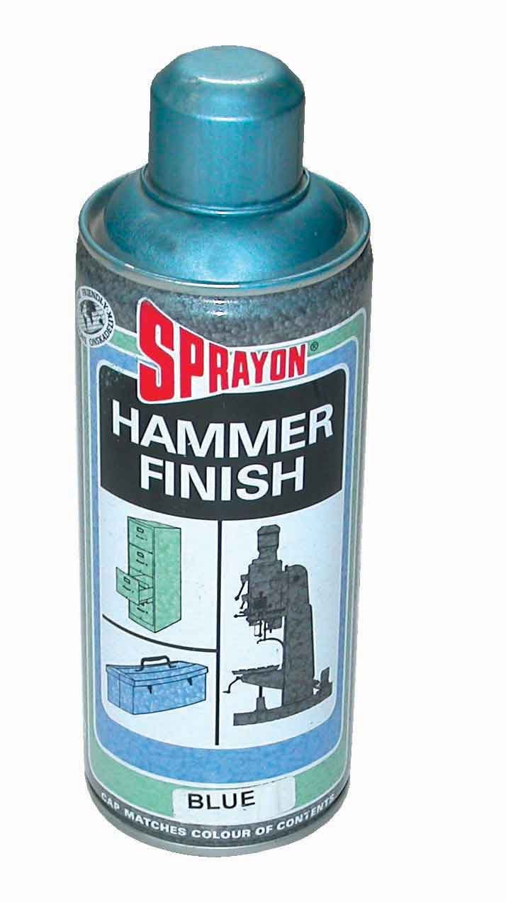 SPRAYON PAINT SILVER HAMMER FINISH 350M