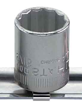 SOCKET S/WILLE BIHEX 1/4DR 40D 5MM