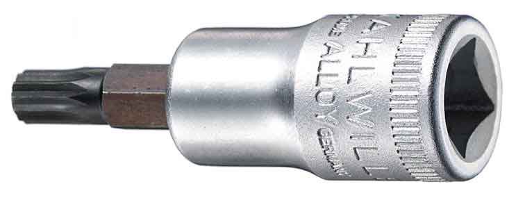 SOCKET S/WILLE TORX 1/2DR 54TX-T25