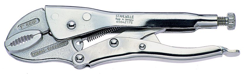 VICEGRIP S/WILLE CURVED 6564 250MM