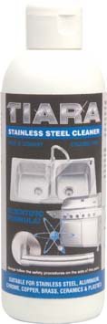 TIARA CLEANER S/STEEL CANISTER 180G