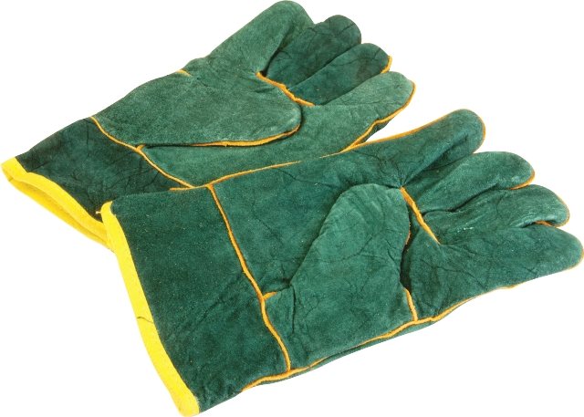 GLOVE MATSAFE GREEN/YEL STD64MM