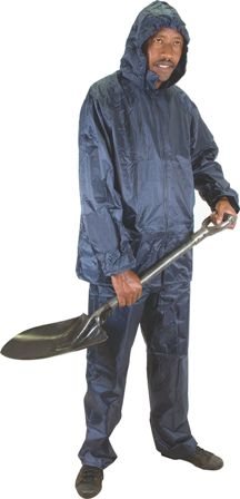 RAINSUIT MSAFE NAVY R/RIZED L +HOOD