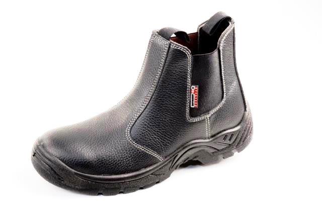 SAFETY BOOT CHELSEA S/CAP BLK 55 #08