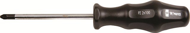 SCREWDRIVER WER BLK POZI PZD NO.2X100MM