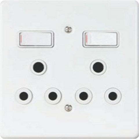 ELEC MTS.PREPAC SOCKET DOUBLE 4X4 CT
