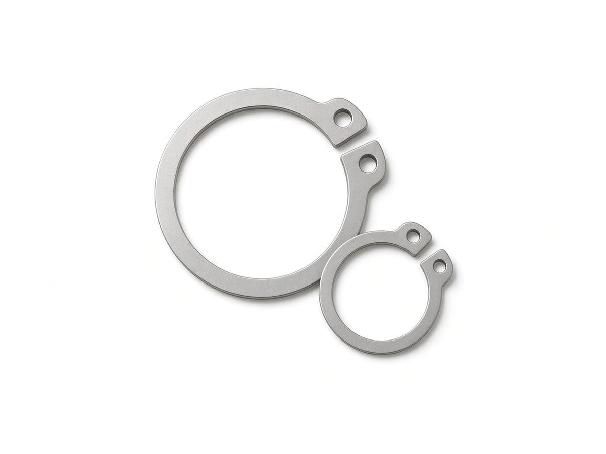 External Circlips DIN 471, Stainless Steel Grade 18/8 - (A2) 304, 20 mm