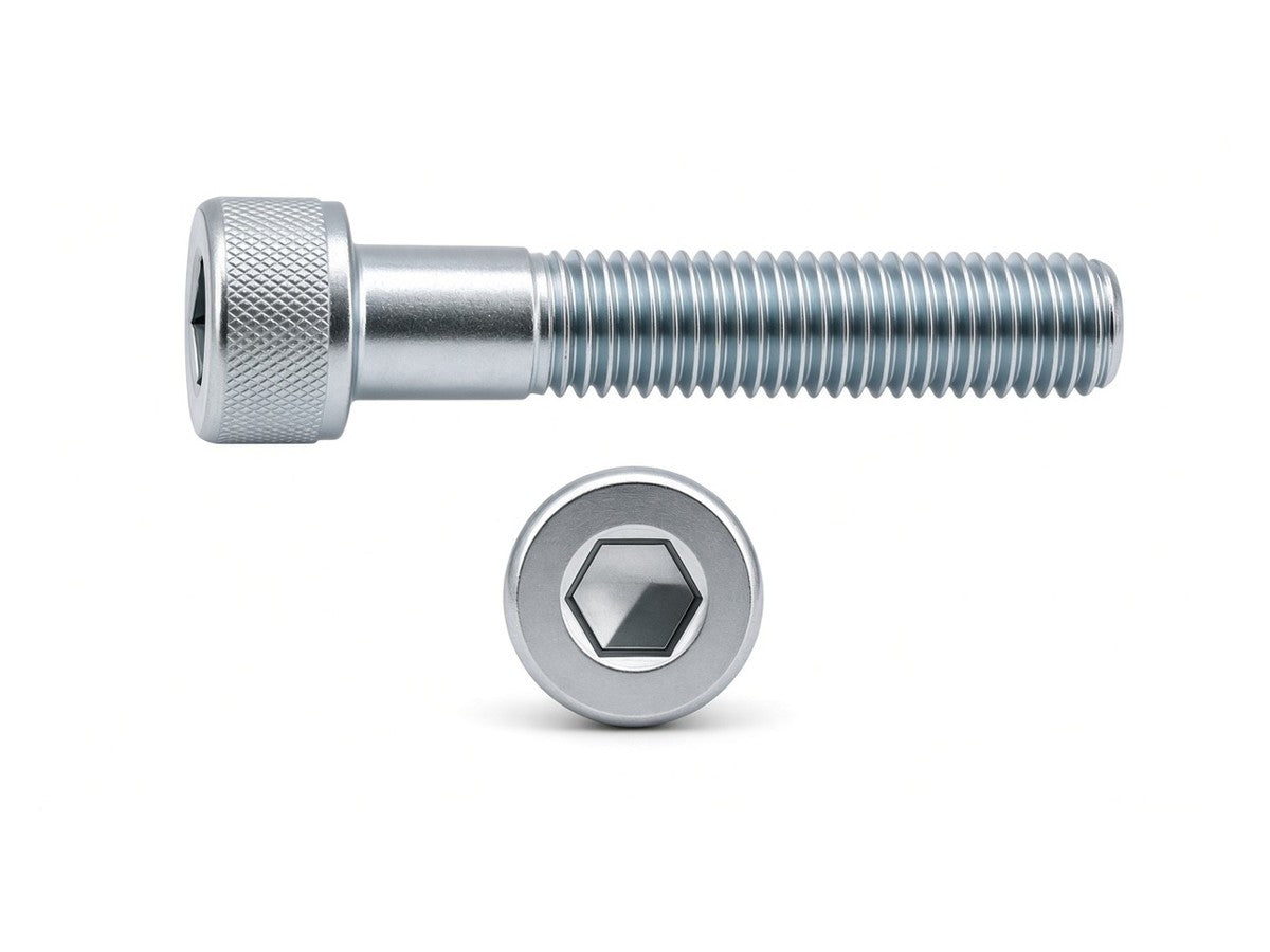 Hexagon Socket Head Cap Screws, DIN 912, Alloy Grade 12.9, Zinc Plated, M8 x 75 MM