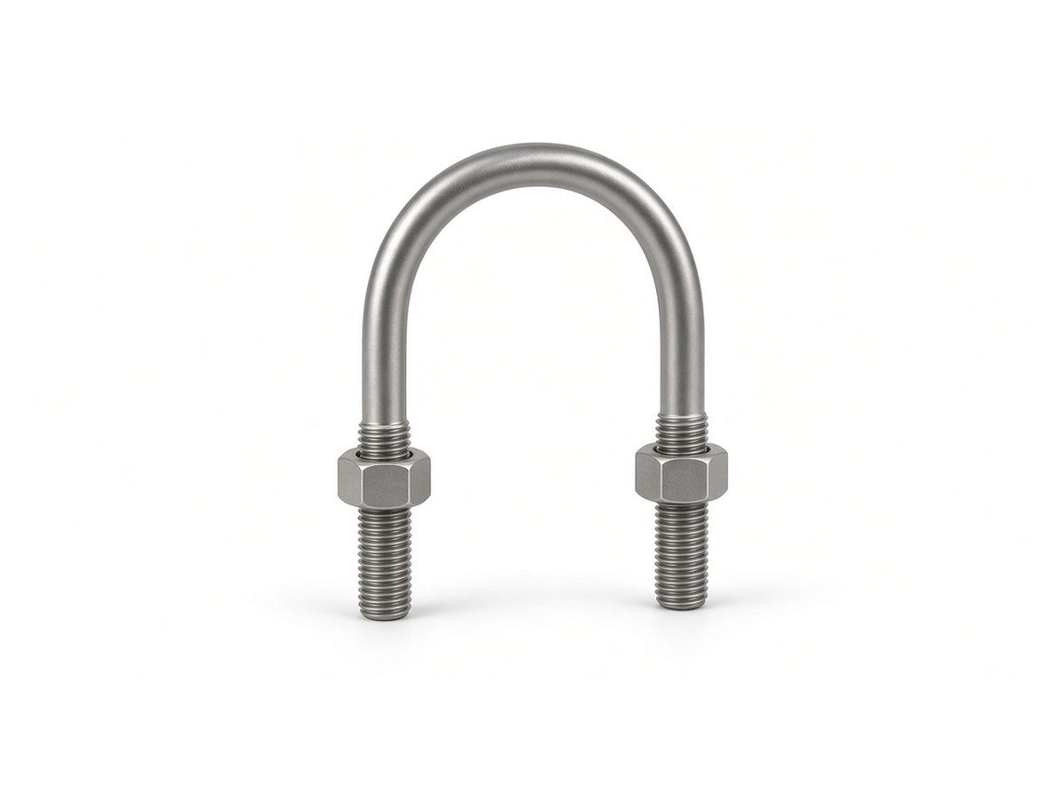 U-Bolts, Stainless Steel Grade 18/8 - (A2) 304, M8