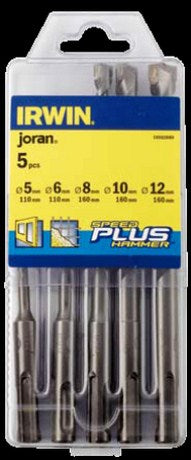 IRWIN DRILL SDS PLUS SET 5PC